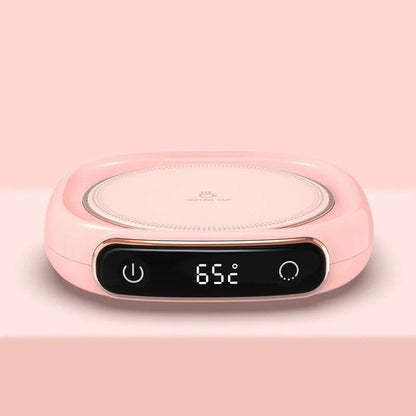 Digital Milk Heating Pad with Desktop Base and Temperature Display